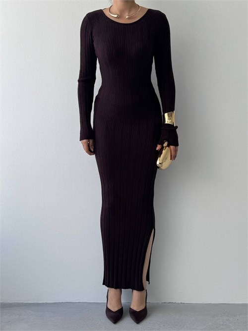 Olersan Dress with Lace-Up Back Detail