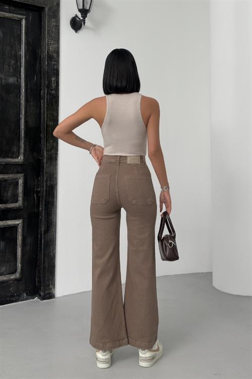 Ön Cep Detaylı Kot Pantolon 7079-50-(26-31)