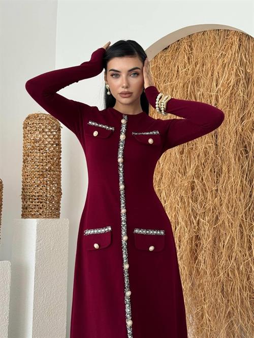 Orla Button Detailed Dress