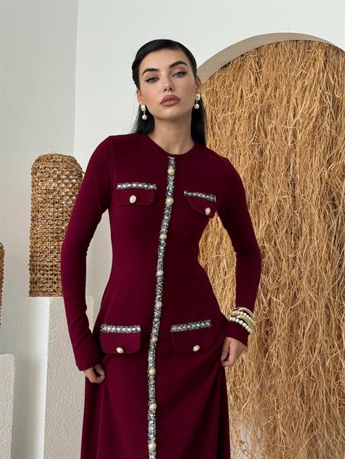 Orla Button Detailed Dress