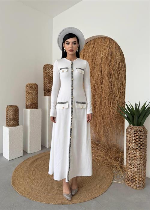 Orla Button Detailed Dress