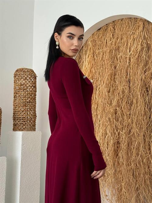 Orla Button Detailed Dress