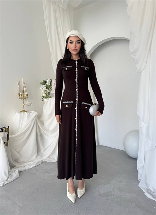 Orla Button Detailed Dress