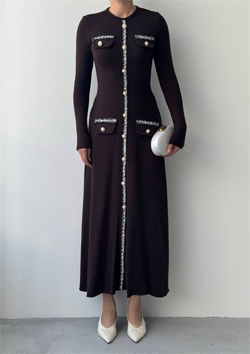 Orla Button Detailed Dress