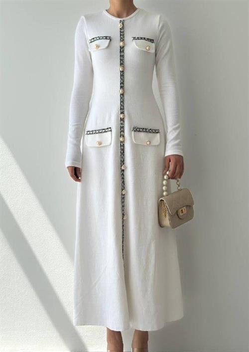 Orla Button Detailed Dress