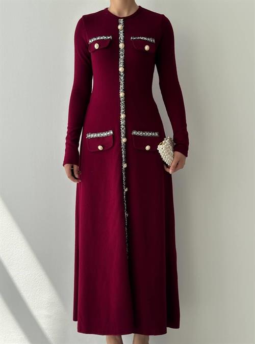 Orla Button Detailed Dress