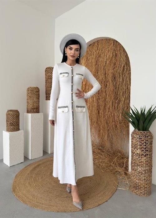 Orla Button Detailed Dress