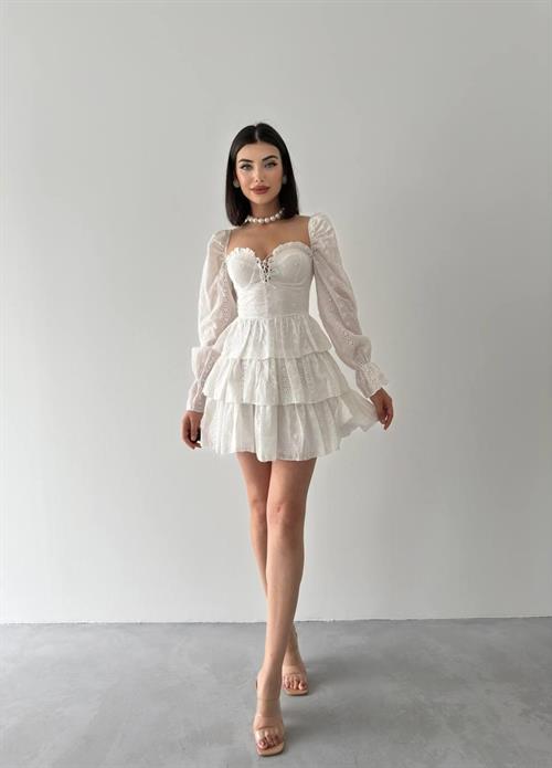 Wholesale Oxfo Breast Tie Dress