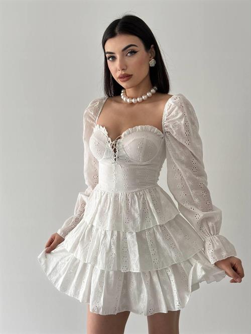 Wholesale Oxfo Breast Tie Dress