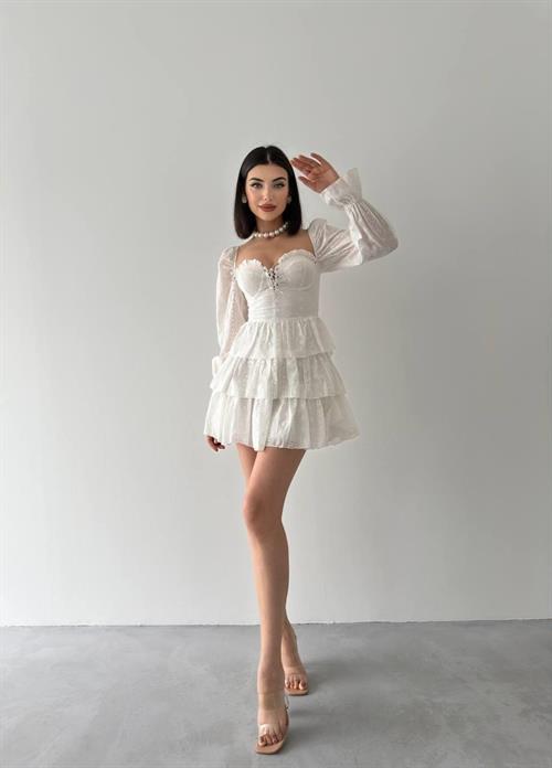 Wholesale Oxfo Breast Tie Dress