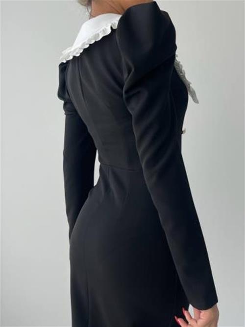 Wholesale Palmas Wide Collar Dress