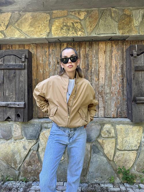 Wholesale Camel Bomber Jacket