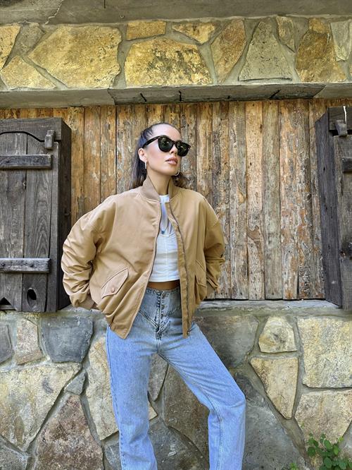 Wholesale Camel Bomber Jacket