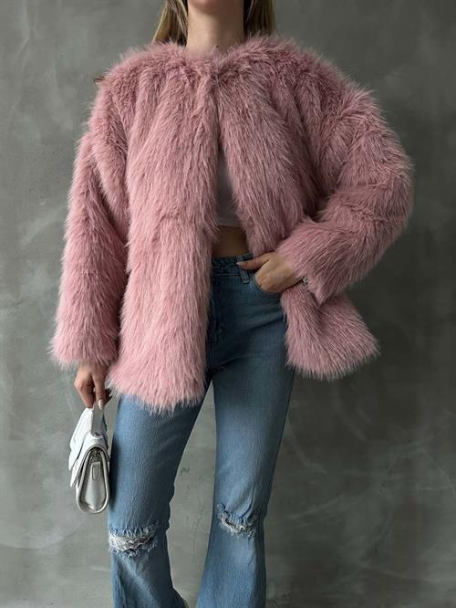 Plush Wholesale Coat - Powder