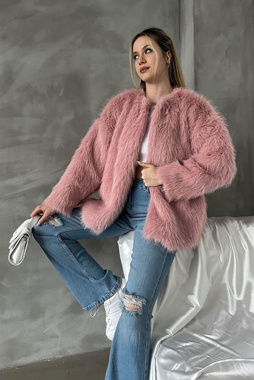 Plush Wholesale Coat - Powder