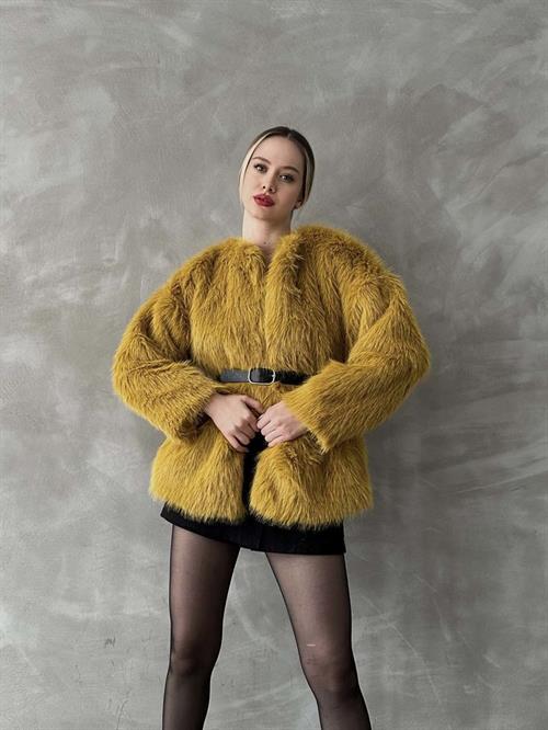 Plush Wholesale Coat - Oil Green