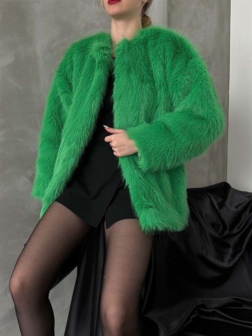 Plush Wholesale Coat - Emerald