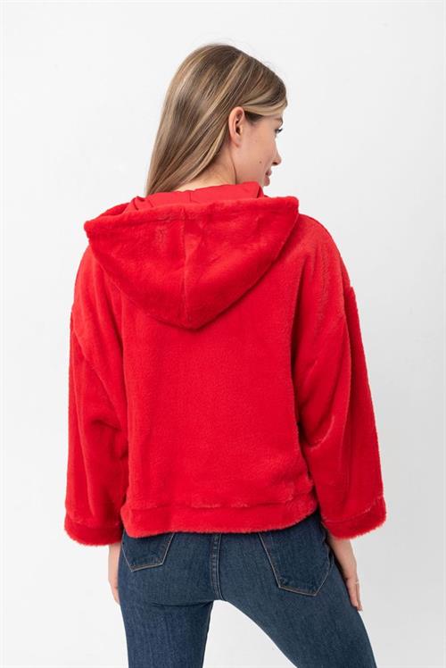 Plush Wholesale Coat - Red