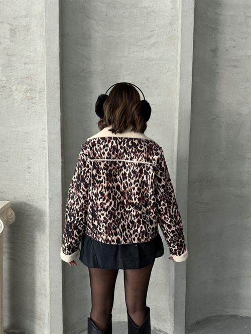 Plush Wholesale Coat - Leopard D2
