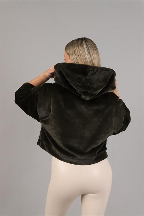 Plush Wholesale Coat - Black