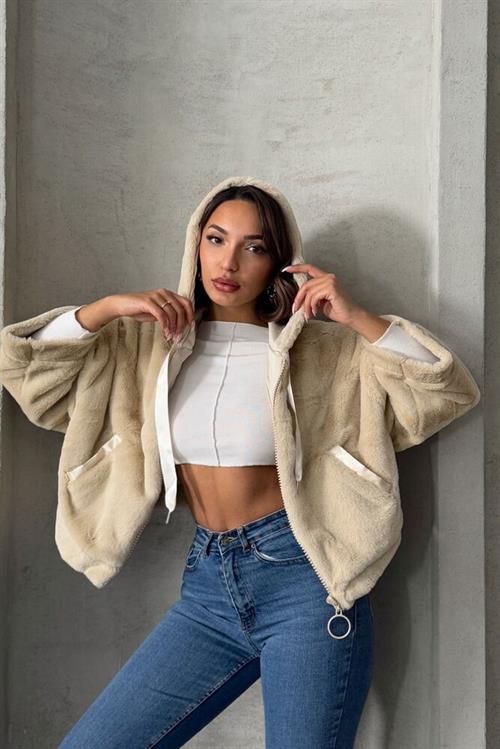 Plush Wholesale Coat - Stone