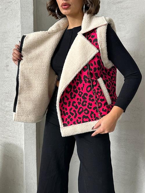 Plush Wholesale Vest - Fujya Black