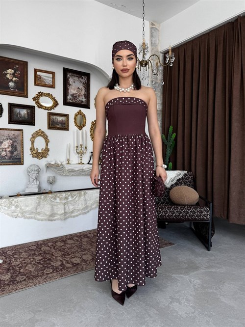 Penas Strapless Dress