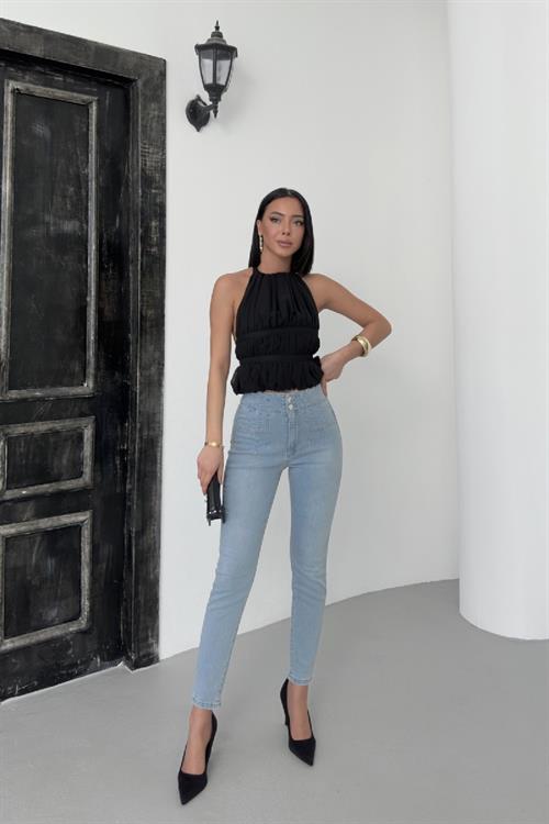 Pensli Skinny Kot Pantolon 7053-42-(27-32)