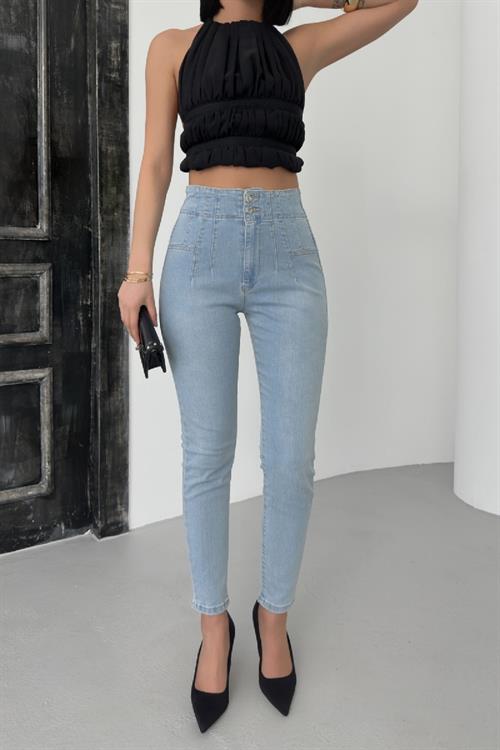 Pensli Skinny Kot Pantolon 7053-42-(27-32)