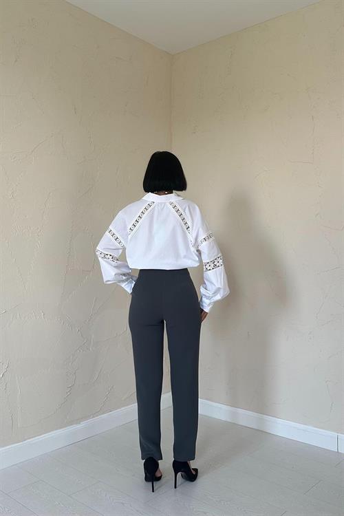 Wholesale Smoke Gray Skinny Pants