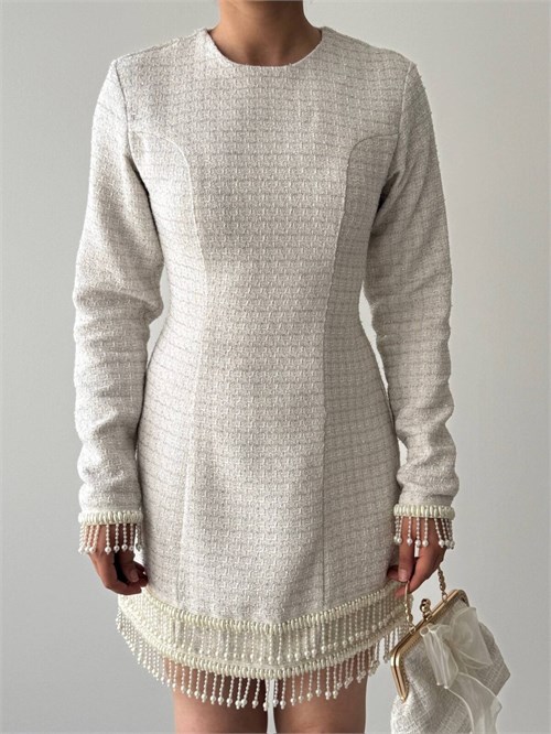 Porse Dress with Stone Details