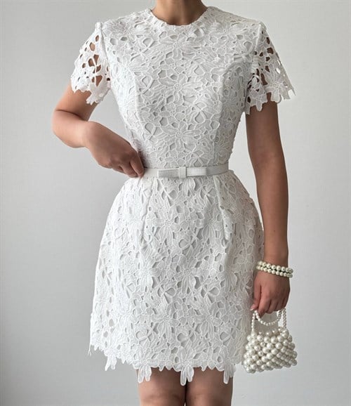 Rema Dress with Belt Detail