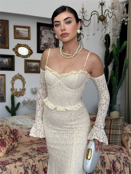 Rense Dress with Cord Strap Detail