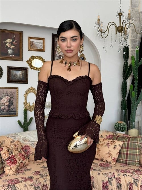 Rense Dress with Cord Strap Detail