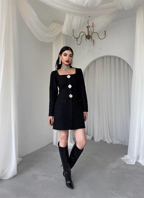 Sassa Button Detailed Dress