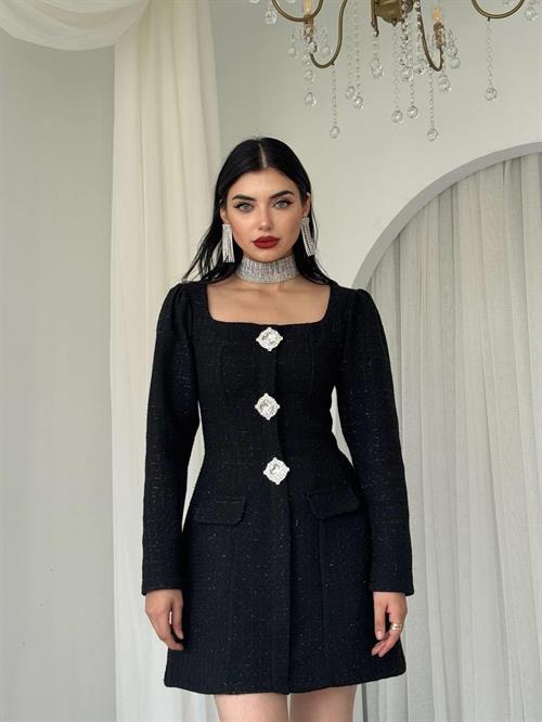 Sassa Button Detailed Dress