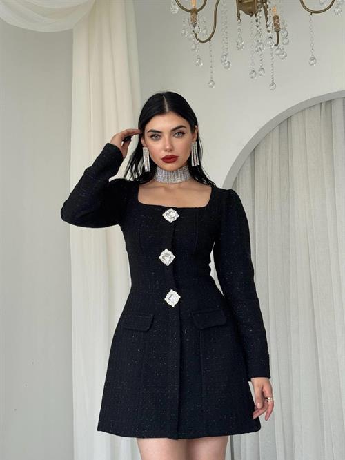 Sassa Button Detailed Dress