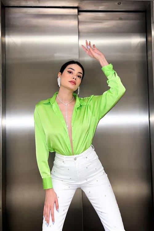 Wholesale Neon Satin Shirt