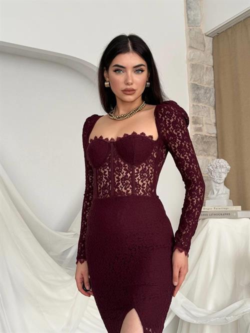 Siena Slit Detailed Dress