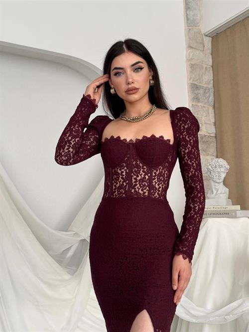 Siena Slit Detailed Dress