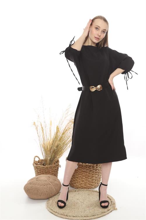 Wholesale Black Slit Dress