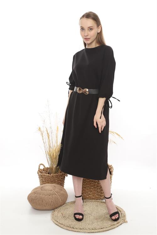 Wholesale Black Slit Dress