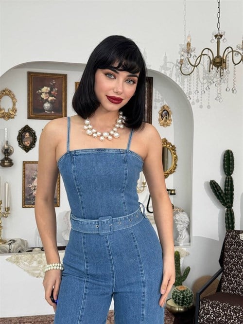 Slupe Jumpsuit with Belt Detail
