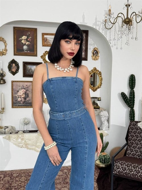 Slupe Jumpsuit with Belt Detail