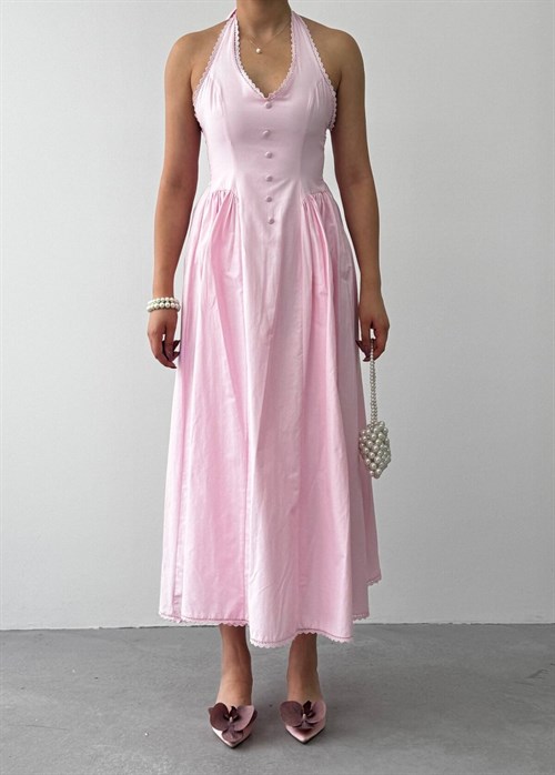 Smen Button Detail Dress