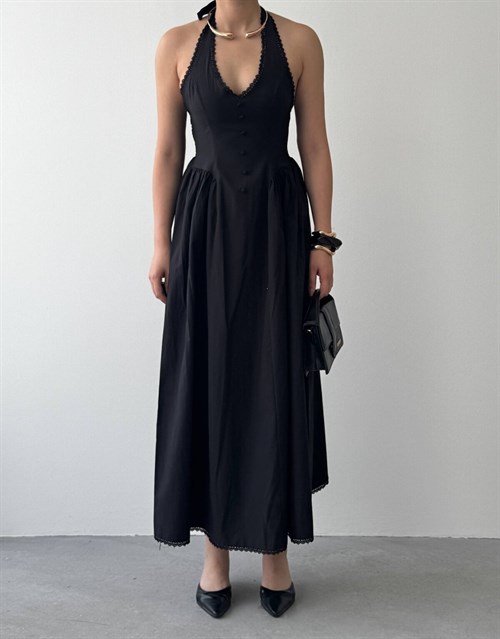 Smen Button Detail Dress