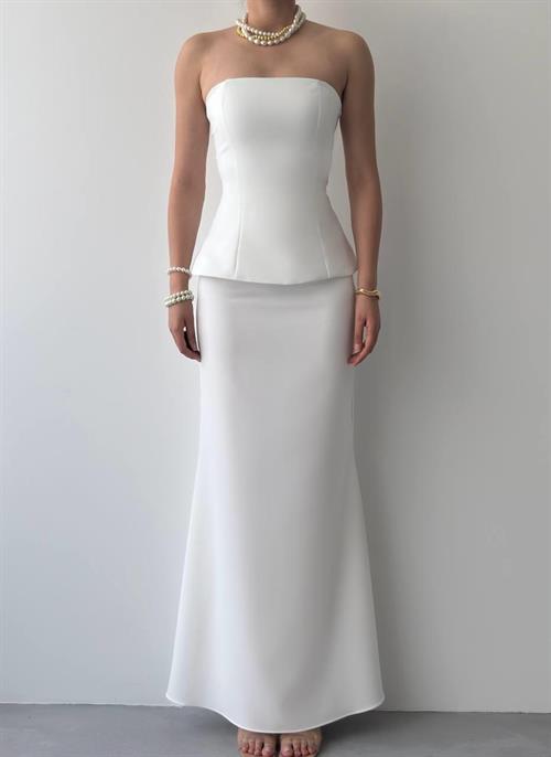 Spas Strapless Dress