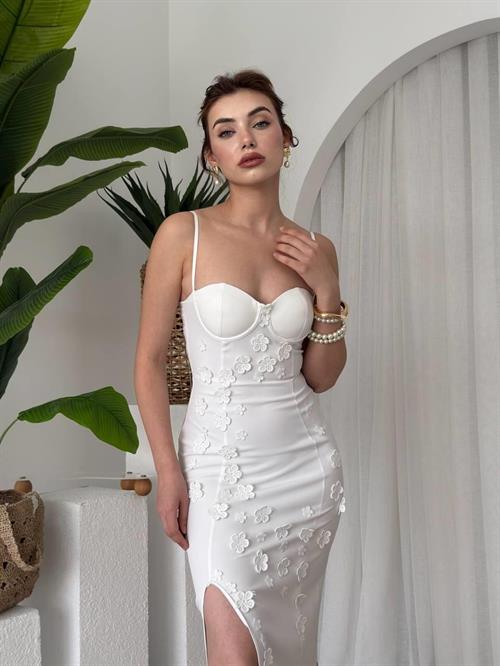 Stor Rose Detailed Dress