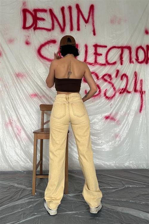 Toptan Hardal Straightmania Jeans Pantolon