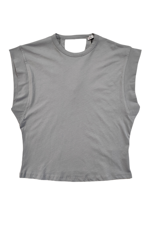 Womens Sleeveless Shoulder Detailed Basic Blouse